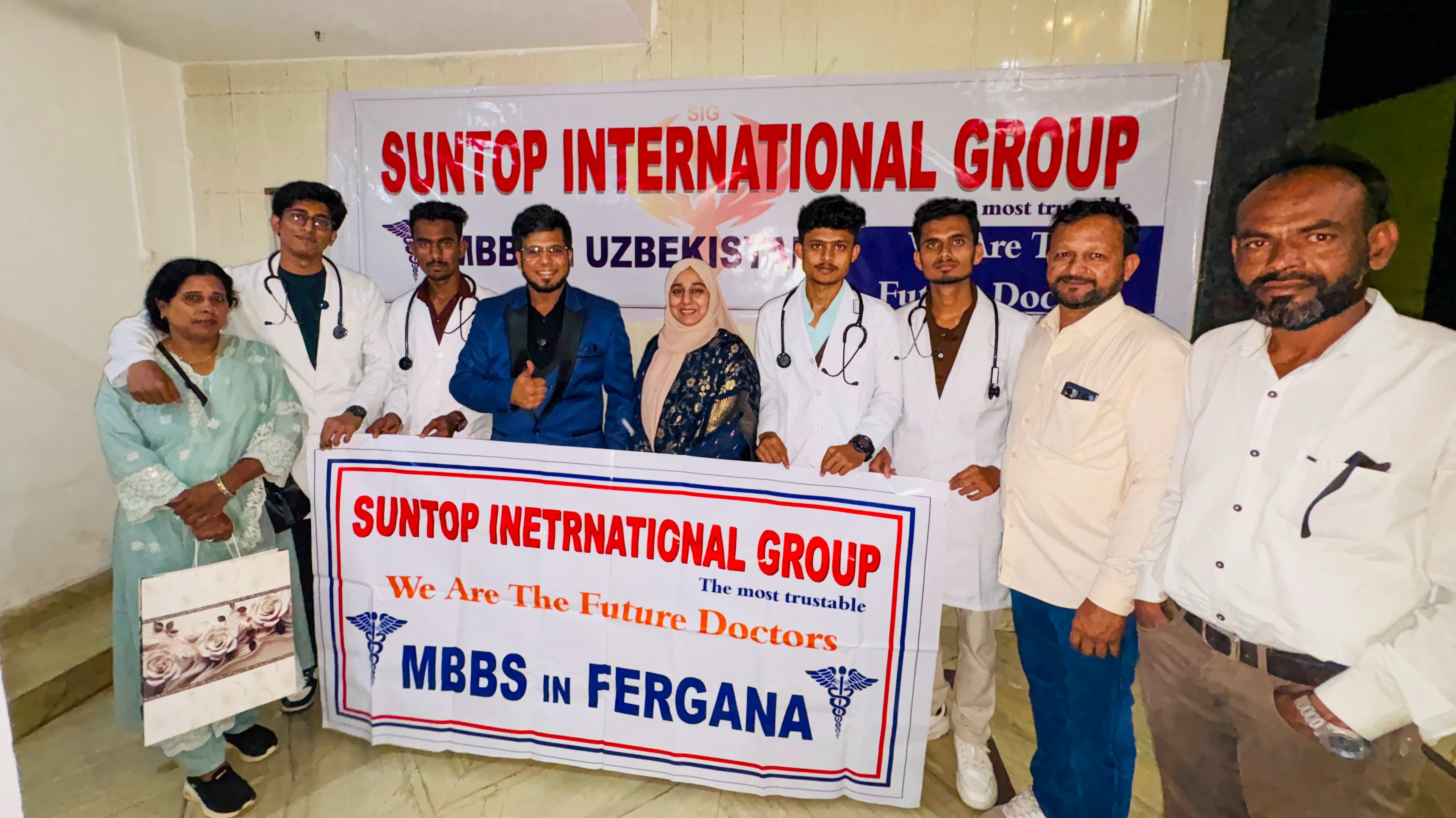 Suntop International students group photo