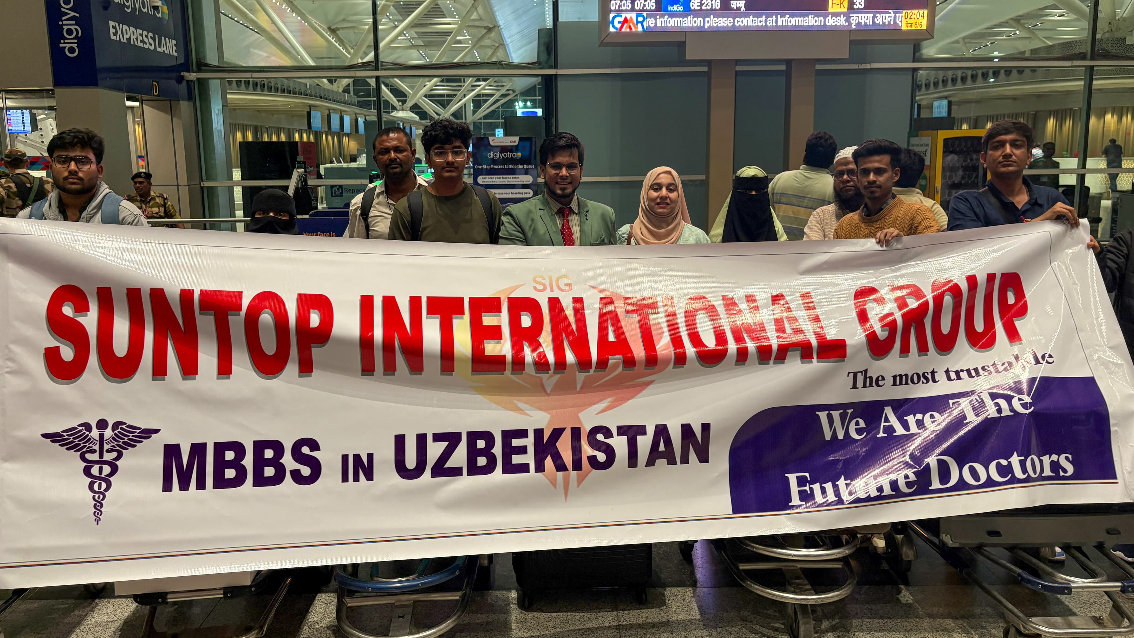 Students departing for MBBS abroad